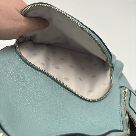 Kate Spade Women’s Sky Blue Leather Jackson Backpack - Picture 9 of 9